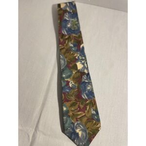 Stafford Floral Silk Neck Tie Business Casual